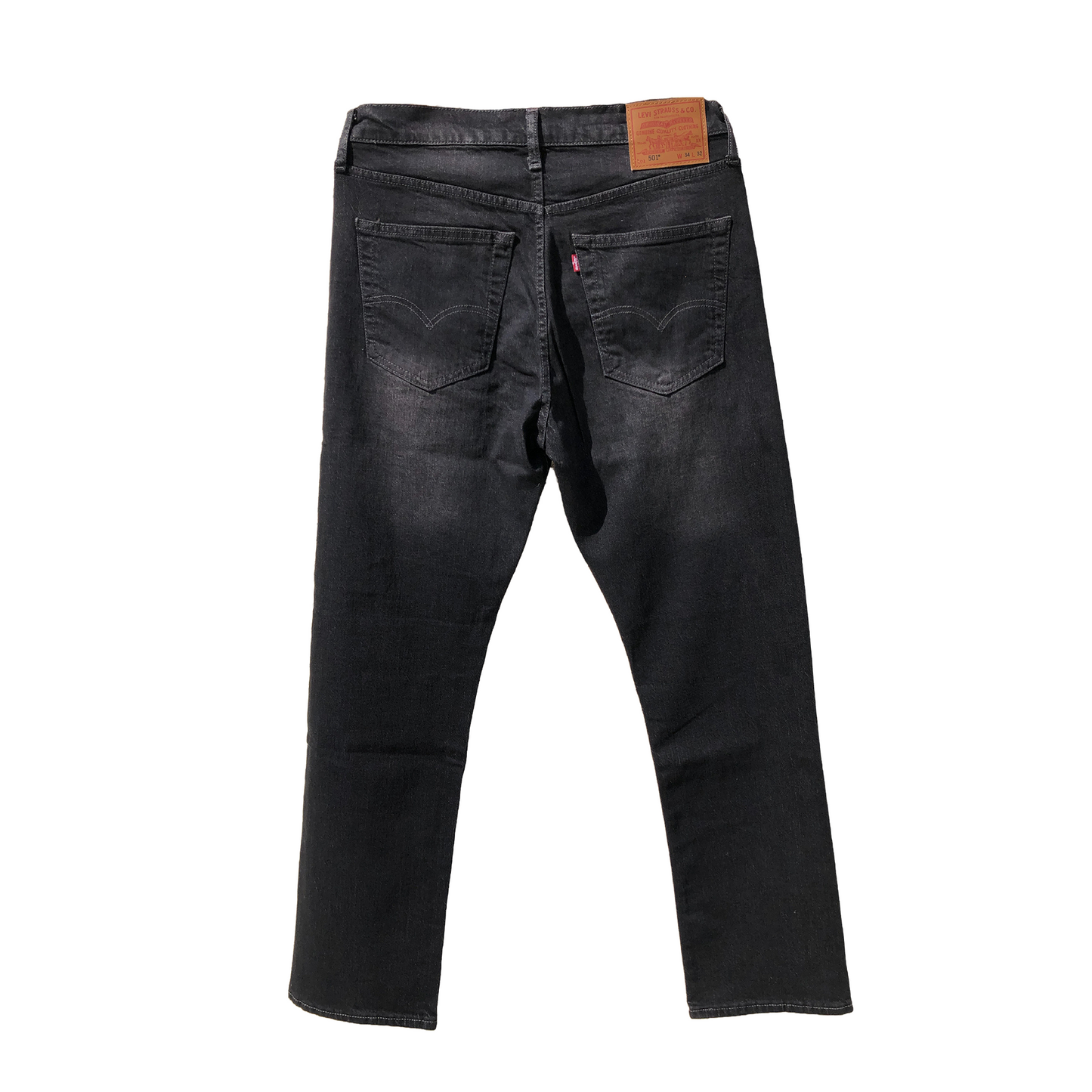 Sleek and stylish dark wash denim jeans