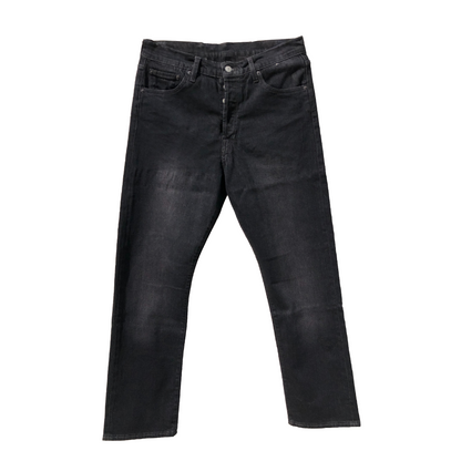 Sleek and stylish dark wash denim jeans